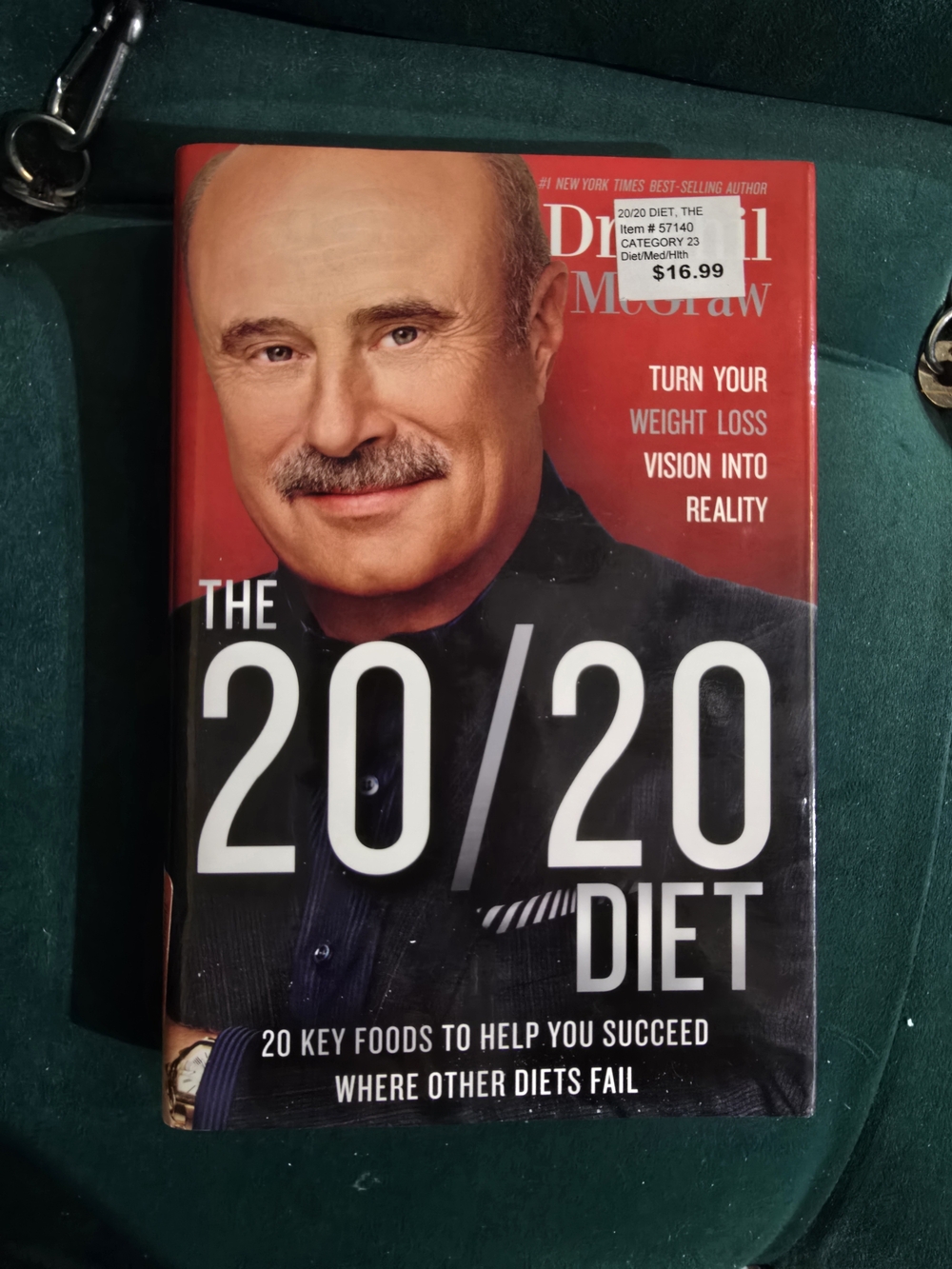 The 20/20 Diet - Red Hardcover Book